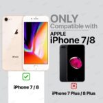 Ultra-Hybrid Crystal Clear Back Case Cover for Apple iPhone 7 / iPhone 8 | Hard Back | Slim Fit Shockproof Design | Camera Protection Bump | Back Cover Case (PC,TPU | Transparent) - Image 2