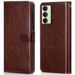 Shock Proof Flip Cover Back Case for Samsung Galaxy A14 5G | Magnetic Wallet Leather Case with Stand