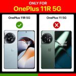 Ultimate Silicon Back Cover Case for 1+ OnePlus 11R 5G | Military Grade Drop Protection Shockproof Bumper | Anti-Slip Grip | Scratch Proof Micro-Fibre Cloth Inside (Forest Green) - Image 3