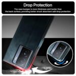 Shock Proof Flip Cover Back Case for Iqoo Z7 5G | Magnetic Wallet Leather Case with Stand - Image 7