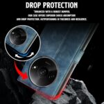 Shock Proof Flip Cover Back Case for Mi Redmi A3 | Magnetic Wallet Leather Case with Stand - Image 8