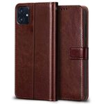 Shock Proof Flip Cover Back Case for Samsung Galaxy M04 | Magnetic Wallet Leather Case with Stand - Image 3