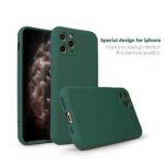Oppo F21 Pro 5G Ultra Slim Soft Rubberised Back Cover | Inner Velvet Fabric Lining | Matte Silicone Flexible Camera Protection Back Case - Green - Image 2