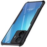 Shock Proof Clear Back Case Mobile Cover for iQOO Z6 Lite 5G (Hard | Hybrid PC + TPU | Full Armour Device & Camera Protection | Black) - Image 3
