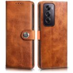 Shock Proof Flip Cover Back Case for Oppo Reno 12 Pro 5G | Magnetic Wallet Leather Case with Stand