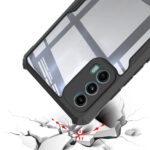 kelpuj Shock Proof Clear Protective Back Case for Motorola Edge 30 5G - AirEDGE Technology | 360 Degree Camera Protection | Transparent Hybrid Back Case Mobile Cover - Green - Image 8