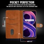 Shock Proof Flip Cover Back Case for Realme Narzo 30 5G, 9, 8, 8S | Magnetic Wallet Leather Case with Stand - Image 5
