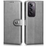 Shock Proof Flip Cover Back Case for Oppo Reno 12 5G | Magnetic Wallet Leather Case with Stand