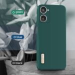 Ultra Slim Soft Rubberised Back Cover Case for Realme 10 4G | Inner Velvet Fabric Lining | Matte Silicone Flexible Camera Protection Back Cover ? Green - Image 3