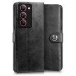 Shock Proof Flip Cover Back Case for Realme 14X 5G | Magnetic Wallet Leather Case with Stand - Image 5