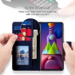 Shock Proof Flip Cover Back Case for Xiaomi Redmi Note 10 | Magnetic Wallet Leather Case with Stand - Image 5