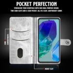 Shock Proof Flip Cover Back Case for Samsung Galaxy M55 5G | Magnetic Wallet Leather Case with Stand - Image 7