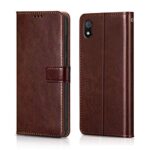 Shock Proof Flip Cover Back Case for Xiaomi Mi Redmi 7A | Magnetic Wallet Leather Case with Stand