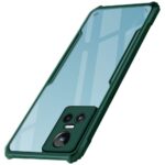 Shockproof Crystal Clear Realme GT Neo 3 5G Back Cover Case | 360 Degree Protection | Transparent Mobile Back Cover Case for Realme GT Neo 3 5G | Hybrid PC + TPU (Green Bumper) - Image 3
