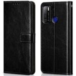 Shock Proof Flip Cover Back Case for Tecno Spark Power 2 | Magnetic Wallet Leather Case with Stand