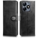 Shock Proof Flip Cover Back Case for Tecno Pop 8 | Magnetic Wallet Leather Case with Stand