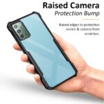 Shock Proof Clear Back Cover Case Mobile Cover for Samsung Galaxy Note 20 (Hard | Hybrid PC + TPU | Full Armour Device & Camera Protection | Black) - Image 5