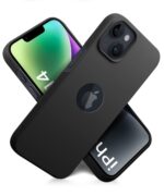 Slim Frameless Back Cover for iPhone 13 | iPhone 14 | Ultra Thin Lightweight Design & Camera Protection | Soft Matte Silicone Flexible Mobile Case (Black) - Image 4