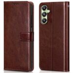 Shock Proof Flip Cover Back Case for Samsung Galaxy A05S 5G | Magnetic Wallet Leather Case with Stand