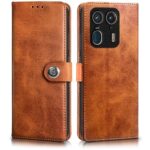 Shock Proof Flip Cover Back Case for Motorola Moto Edge 50 Ultra | Magnetic Wallet Leather Case with Stand