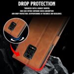 Shock Proof Flip Cover Back Case for Redmi Note 10 Lite | Magnetic Wallet Leather Case with Stand - Image 7