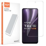 Unbreakable Nano Film Glass Screen Protector for Vivo T4X 5G | IQOO Z10X 5G [ Flexible Like a Screen Guard, Harder Than a Tempered Glass ]  Pack of 2 Transparent - Image 2