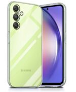 kelpuj Ultra-Hybrid Crystal Clear Back Case Cover for Samsung Galaxy A54 5G | Hard Back | Slim Fit Shockproof Design | Camera Protection Bump | Back Cover Case (PC,TPU | Transparent) - Image 4