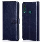 Shock Proof Flip Cover Back Case for Huawei Y9 Prime 2019 | Magnetic Wallet Leather Case with Stand