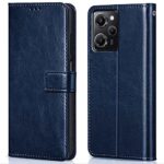 Shock Proof Flip Cover Back Case for Poco X5 Pro 5G | Magnetic Wallet Leather Case with Stand