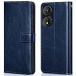 Shock Proof Flip Cover Back Case for Itel P55 5G | Magnetic Wallet Leather Case with Stand