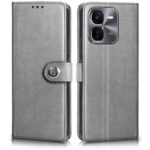 Shock Proof Flip Cover Back Case for Iqoo Z9X 5G | Magnetic Wallet Leather Case with Stand