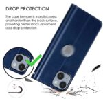 Shock Proof Flip Cover Back Case for Apple Iphone 14 | Magnetic Wallet Leather Case with Stand - Image 7