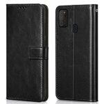 Shock Proof Flip Cover Back Case for Samsung Galaxy M31 / F41 / M31 Prime | Magnetic Wallet Leather Case with Stand