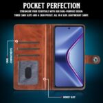 Shock Proof Flip Cover Back Case for Oppo K13 5G | Magnetic Wallet Leather Case with Stand - Image 5