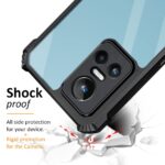 Shock Proof Clear Back Case Mobile Cover for Realme GT Neo 3 5G (Hard | Hybrid PC + TPU | Full Armour Device & Camera Protection | Black) - Image 3