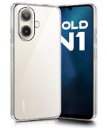 Transparent Back Cover Case for Lava Bold N1 | Raised Bumps for Full Device & Camera Protection Shockproof TPU Silicone Back Case Mobile Cover Transparent - Image 2