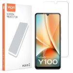 Unbreakable Nano Film Glass Screen Protector for Vivo Y100 5G | T2 5G [ Flexible like a Screen Guard, Harder than a Tempered Glass ]  Pack Of 2 - Image 2