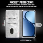 Shock Proof Flip Cover Back Case for Realme Narzo N63 | Magnetic Wallet Leather Case with Stand - Image 6