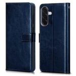 Shock Proof Flip Cover Back Case for Samsung Galaxy A36 5G | Magnetic Wallet Leather Case with Stand