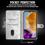Shock Proof Flip Cover Back Case for Samsung Galaxy M15 5G Prime Edition | Magnetic Wallet Leather Case with Stand - Image 7