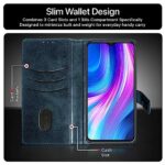 Shock Proof Flip Cover Back Case for Xiaomi Mi Redmi Note 8 Pro | Magnetic Wallet Leather Case with Stand - Image 5