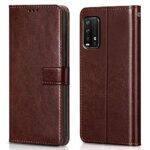 Shock Proof Flip Cover Back Case for Xiaomi Mi Redmi 9 Power | Magnetic Wallet Leather Case with Stand