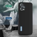 Slim Ultra Soft Rubberised Back Cover for Xiaomi Redmi Note 12 Pro 5G | Inner Velvet Fabric Lining | Matte Silicone Flexible Camera Protection Back Case  Black - Image 6