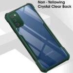 Shock Proof Clear Back Cover Case Mobile Cover for Samsung Galaxy M02s | F02s (Hard | Hybrid PC + TPU | Full Armour Device & Camera Protection | Green) - Image 3