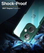 kelpuj TPU Shock Proof Clear Protective Back Case for 1+ Oneplus Nord Ce 3 5G-Airedge Technology|360 Camera Protection|Transparent Hybrid Back Case Backcase for Mobile Cover-Green - Image 7