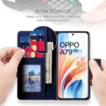 Shock Proof Flip Cover Back Case for Oppo A79 5G | Magnetic Wallet Leather Case with Stand - Image 7