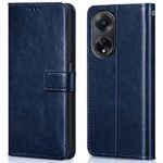 Shock Proof Flip Cover Back Case for Oppo F23 5G | Magnetic Wallet Leather Case with Stand