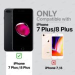 Shock Proof Flip Cover Back Case for Apple Iphone 7 Plus | Magnetic Wallet Leather Case with Stand - Image 2