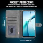 Shock Proof Flip Cover Back Case for 1+ Oneplus Nord Ce 4 Lite 5G | Magnetic Wallet Leather Case with Stand - Image 7