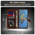 Shock Proof Flip Cover Back Case for Hmd Crest Max 5G | Magnetic Wallet Leather Case with Stand - Image 7